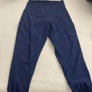 Maternity jogger scrub pants(navy)